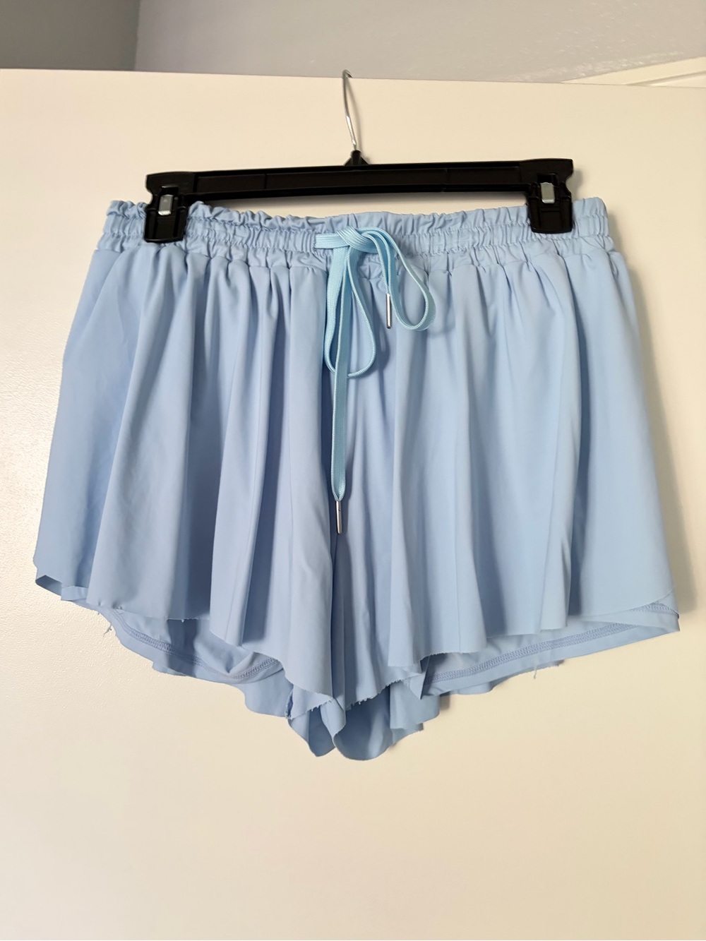 Drawstring Layered Shorts